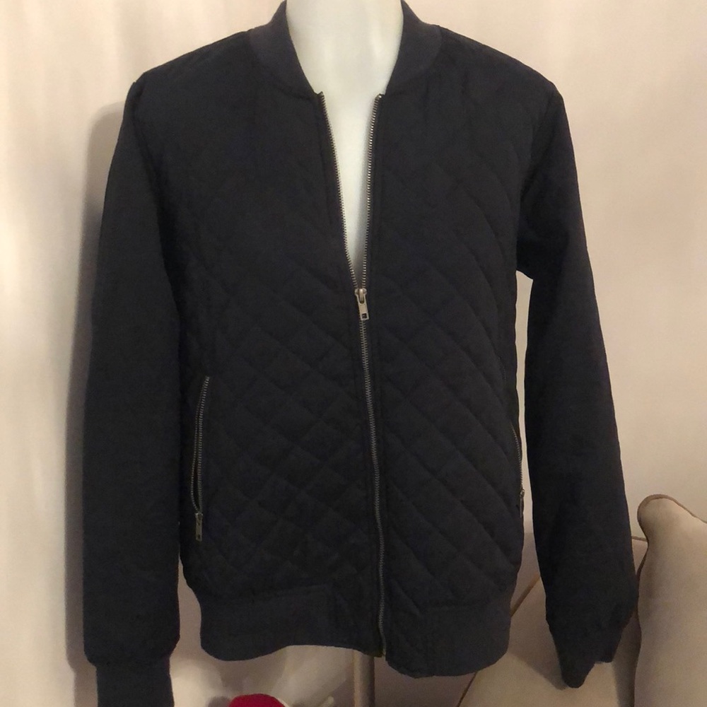 Thread & Supply Med weight quilted bomber jacket